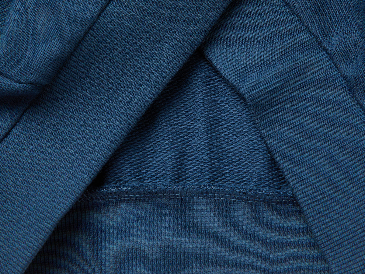 Felpa in cotone bio con cappuccio e stampe