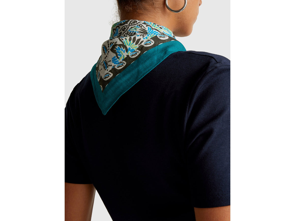 Foulard con stampa bandana
