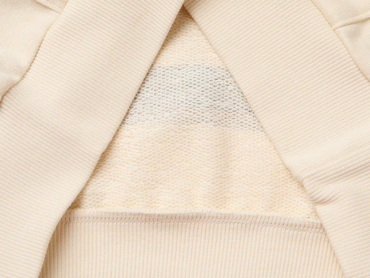 Felpa over fit a righe con cappuccio