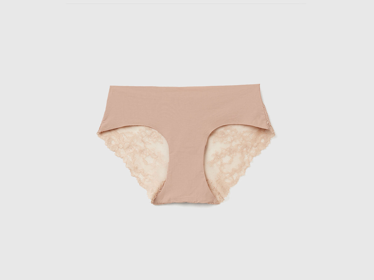Slip stretch con pizzo