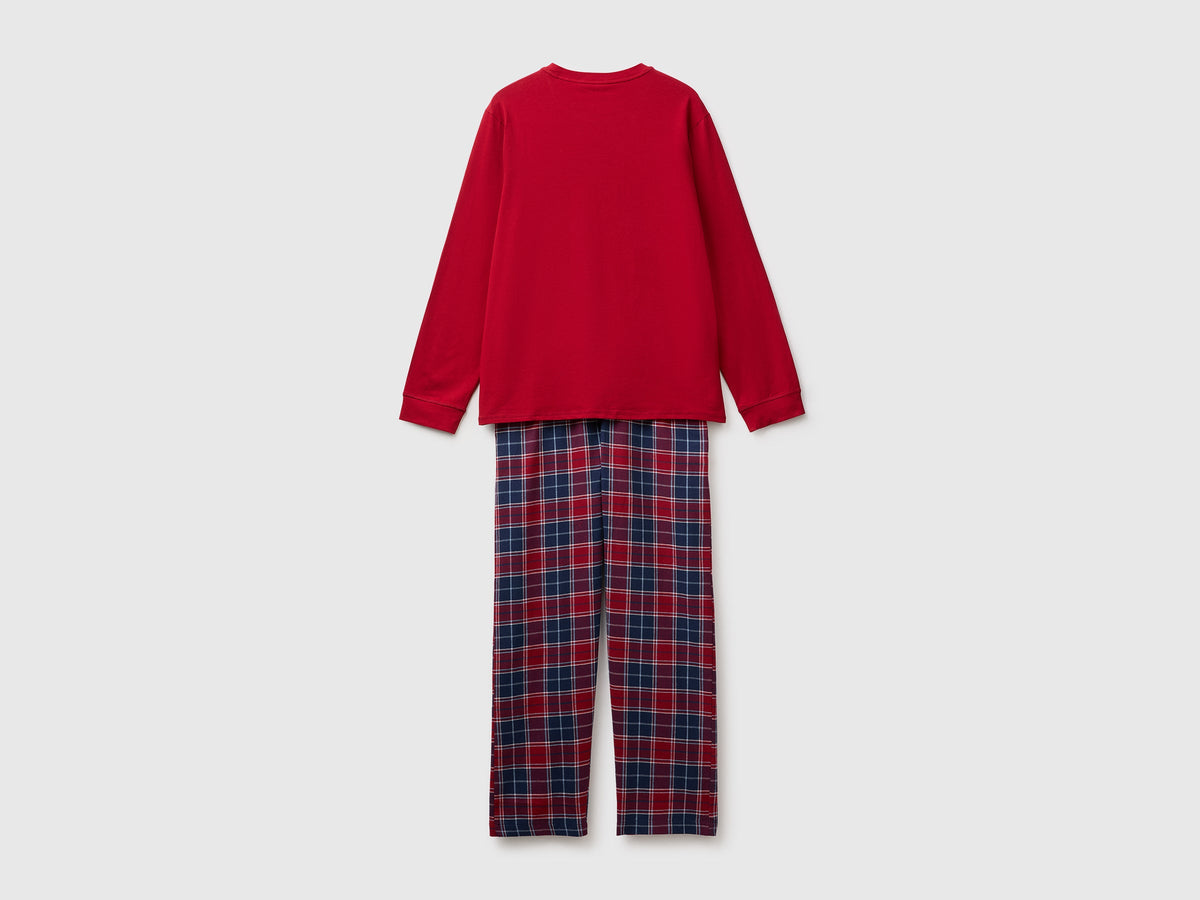Pigiama con pantaloni a quadri