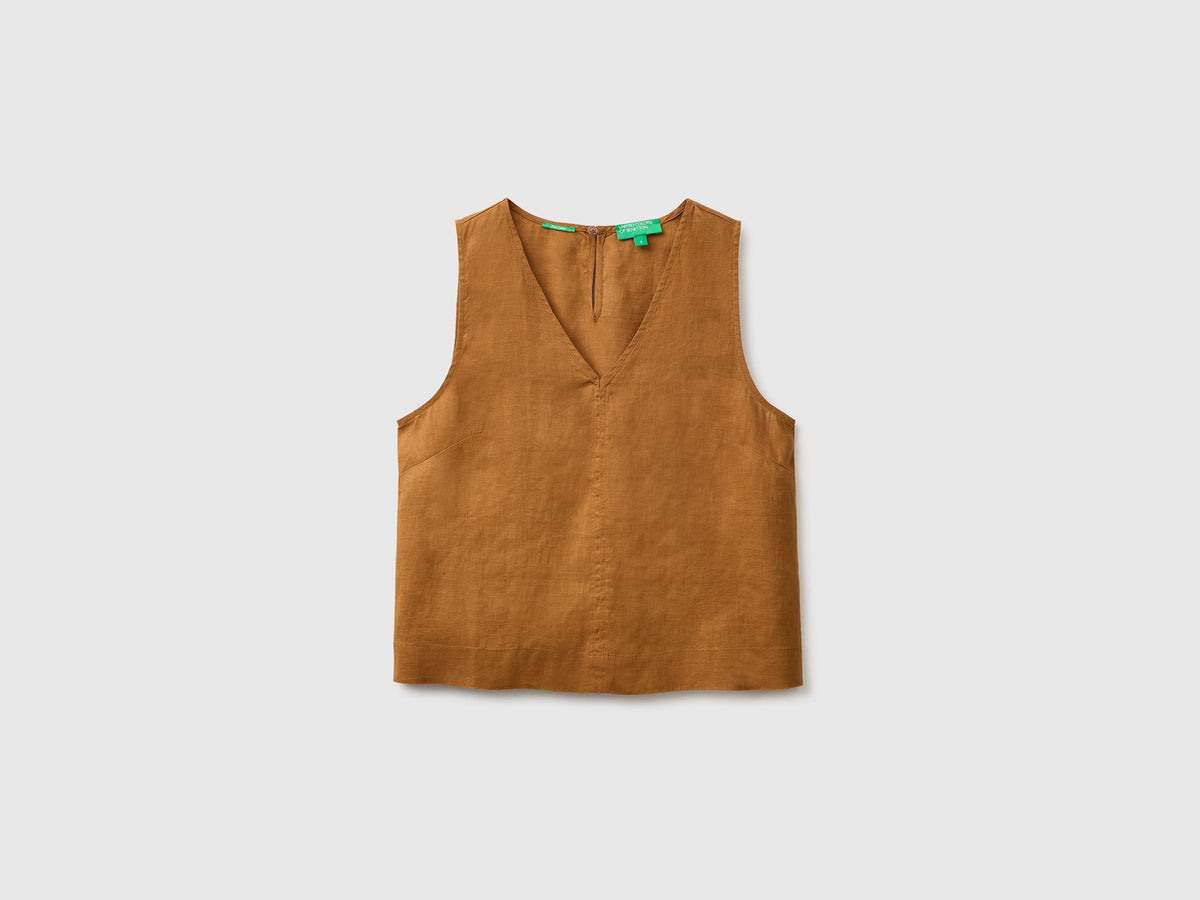 Top in puro lino