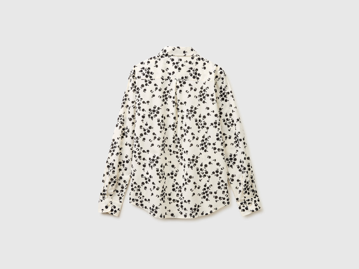 Camicia fantasia in cotone leggero