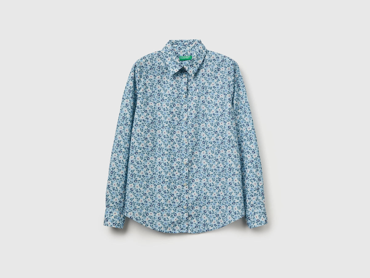 Camicia fantasia in cotone leggero