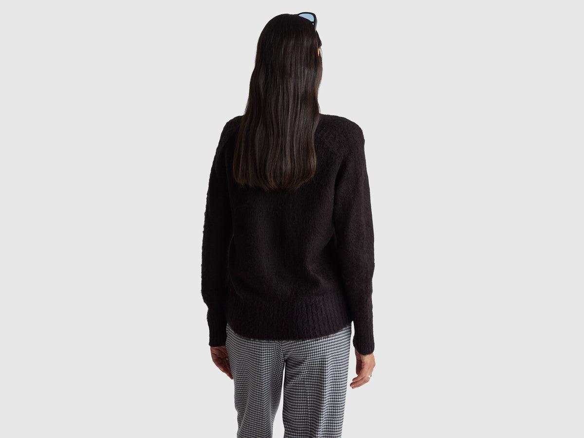 Calda maglia in misto mohair