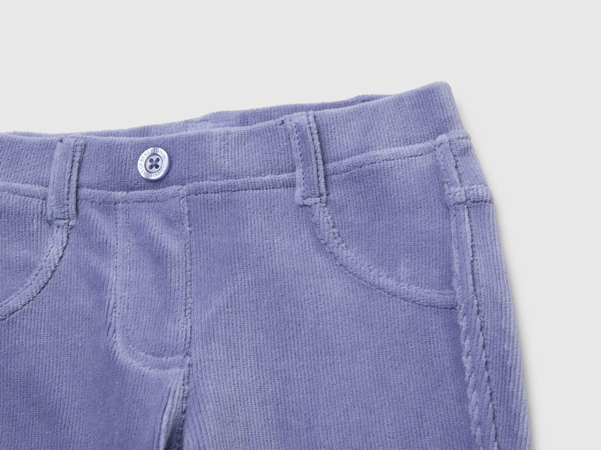 Pantaloni in ciniglia a costine