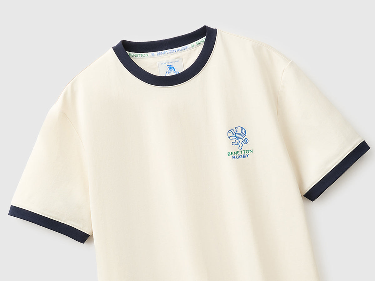 T-shirt Benetton Rugby 100% cotone