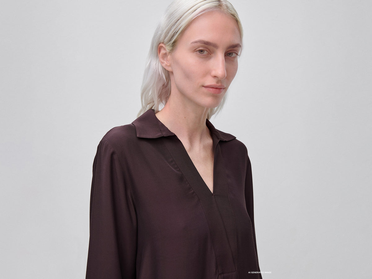 Blusa in pura viscosa