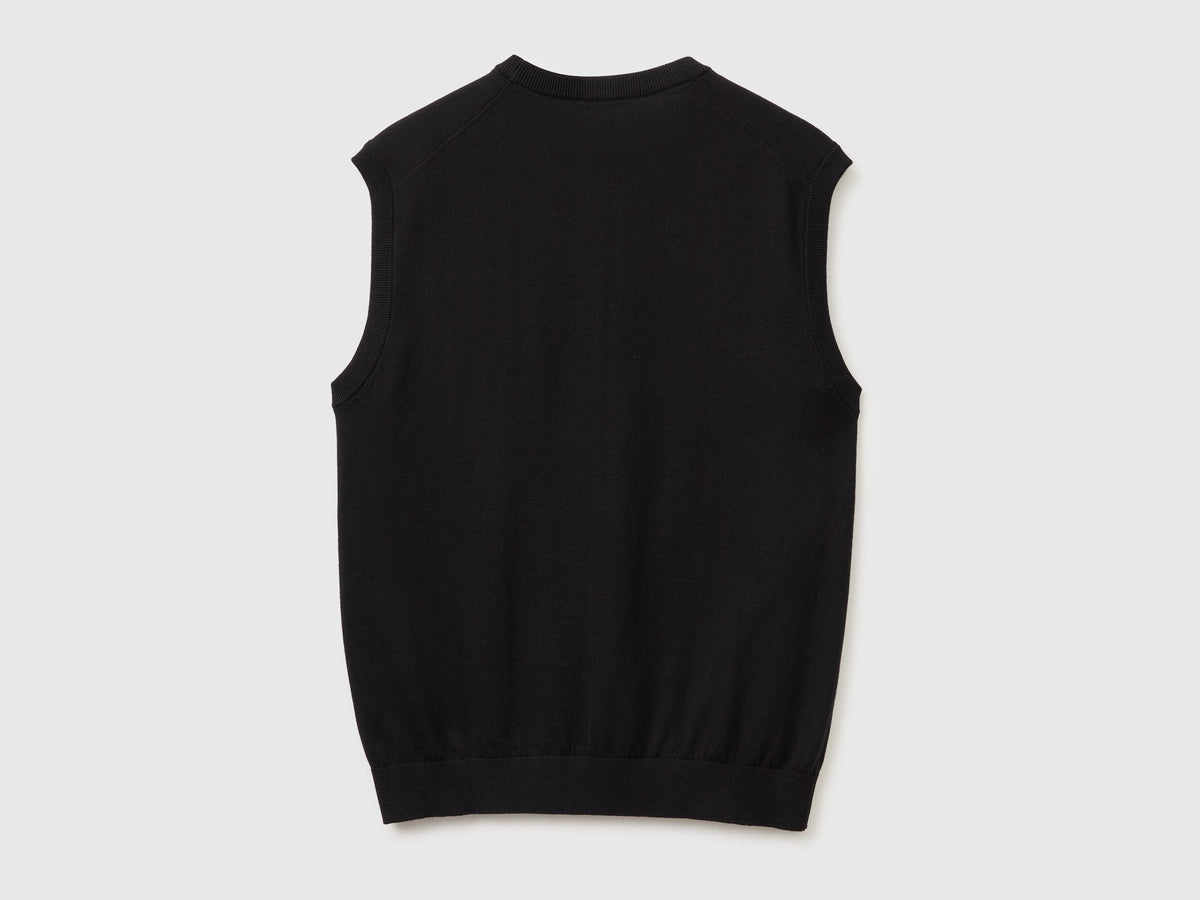 Gilet in cotone tricot