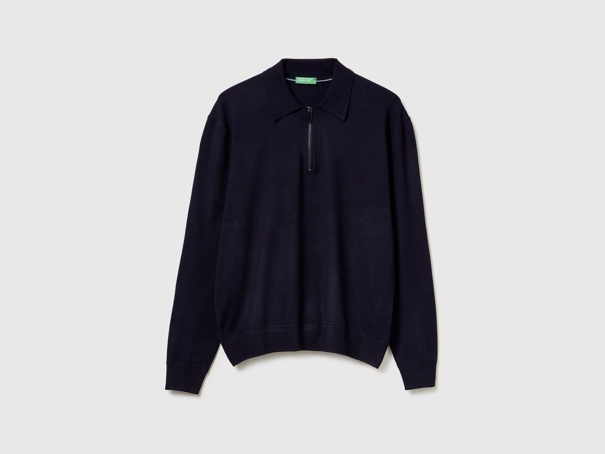 Polo in maglia di  misto viscosa