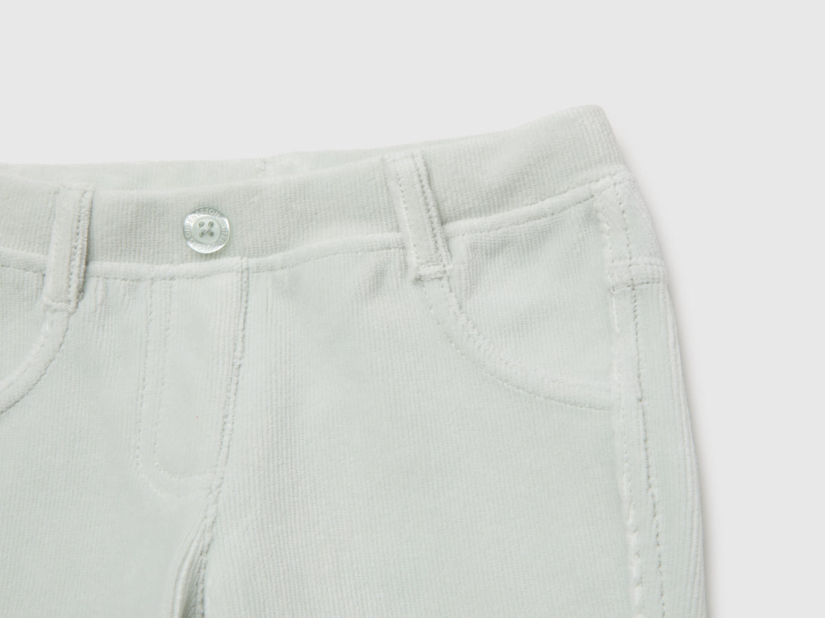 Pantaloni in ciniglia a costine