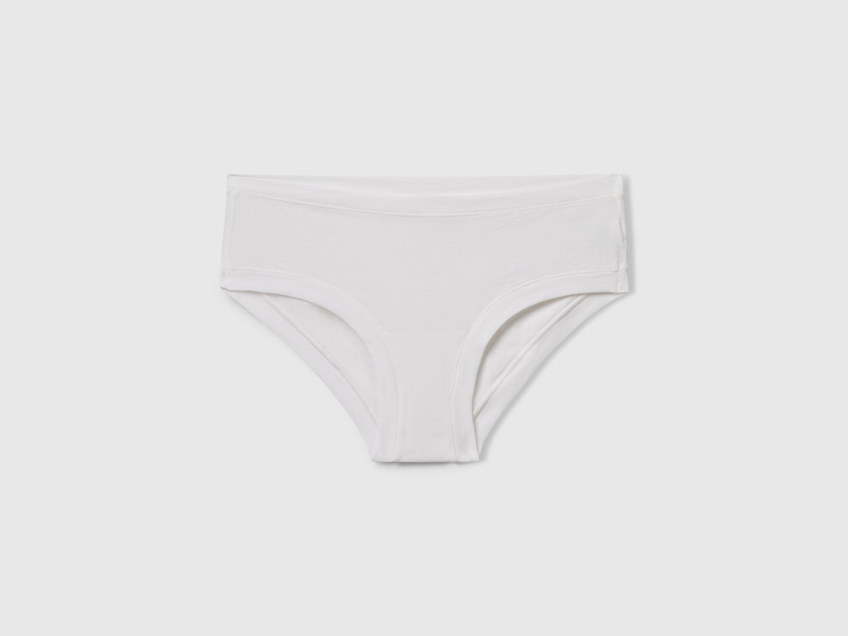 Slip fianco alto in cotone super stretch