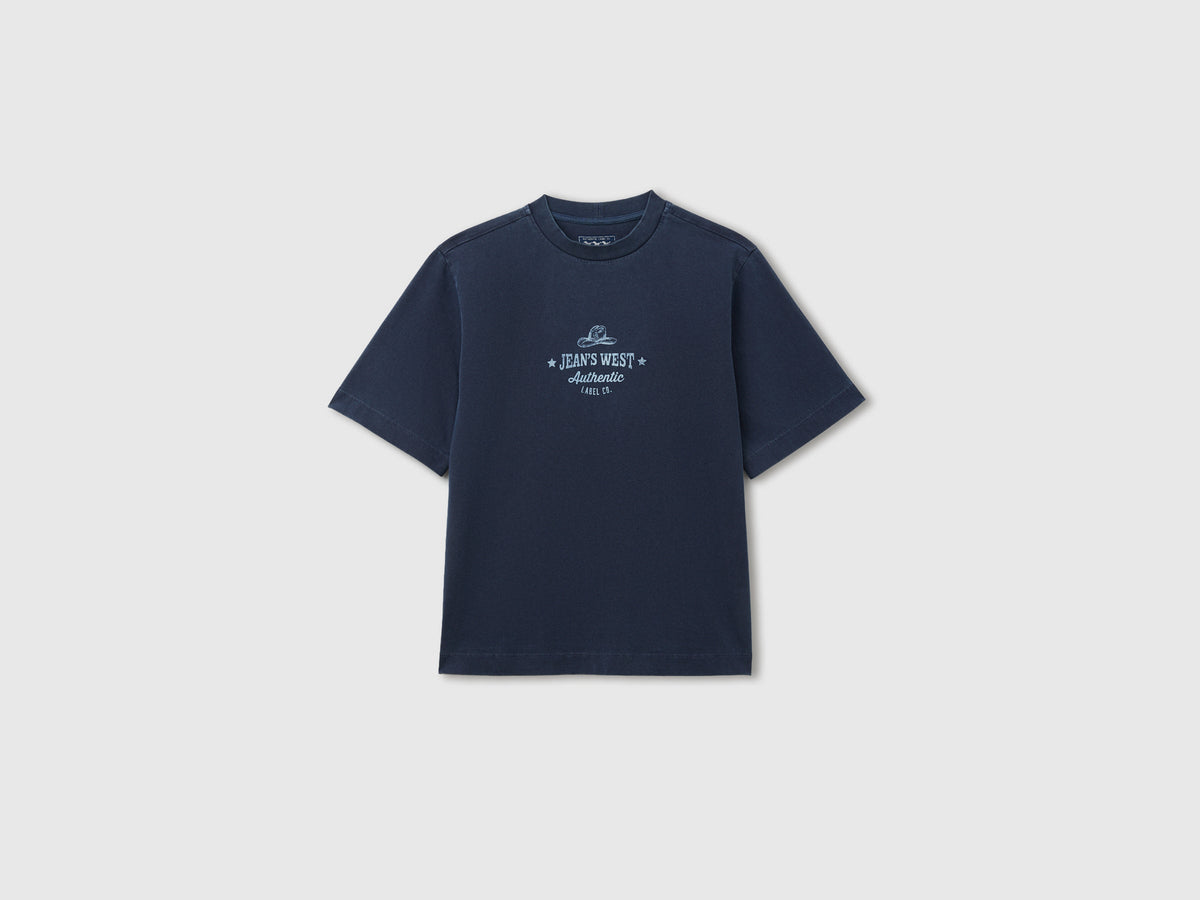T-shirt over fit con stampa western
