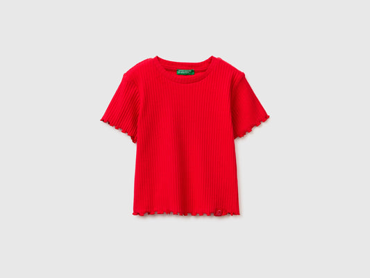 T-shirt a costine stretch