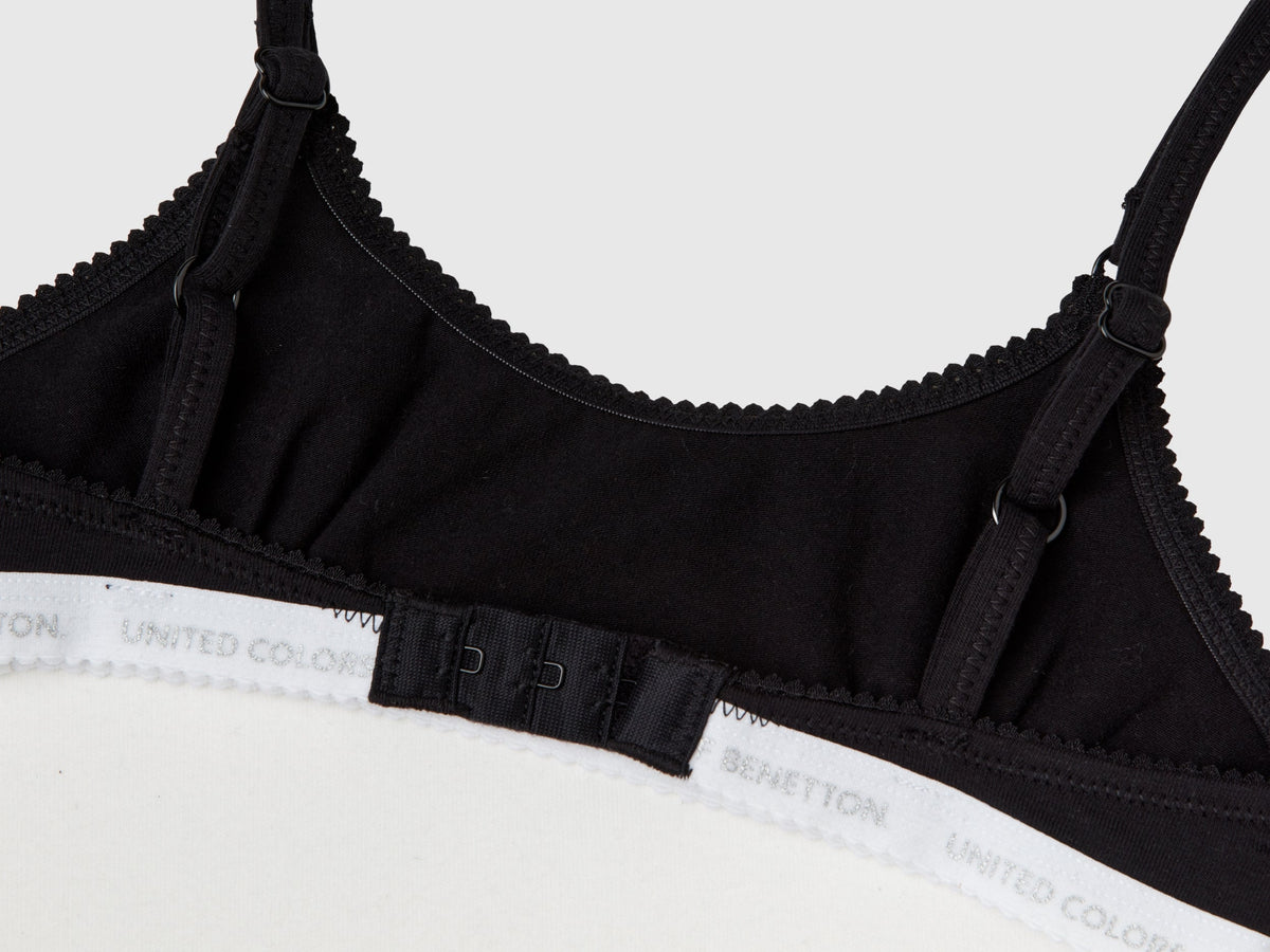 Due brassiere in cotone elasticizzato
