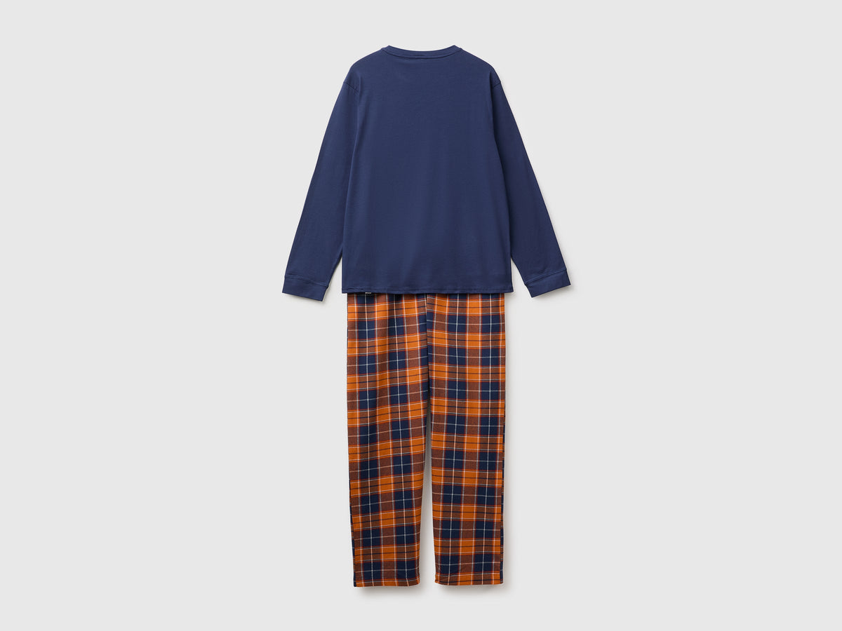 Pigiama con pantaloni a quadri