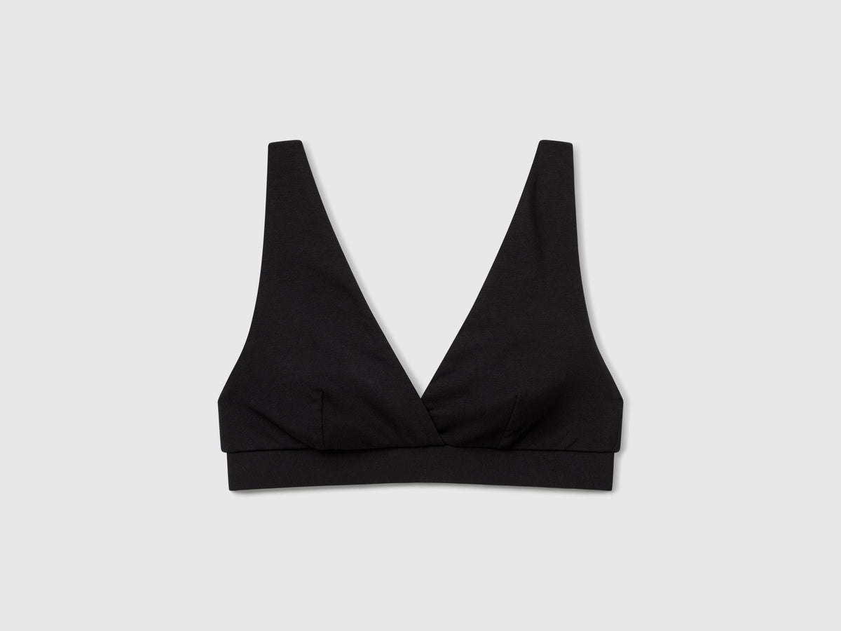 Reggiseno a triangolo in cotone stretch