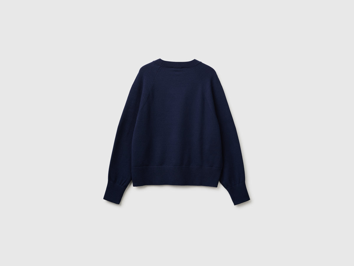 Maglia con manica a palloncino