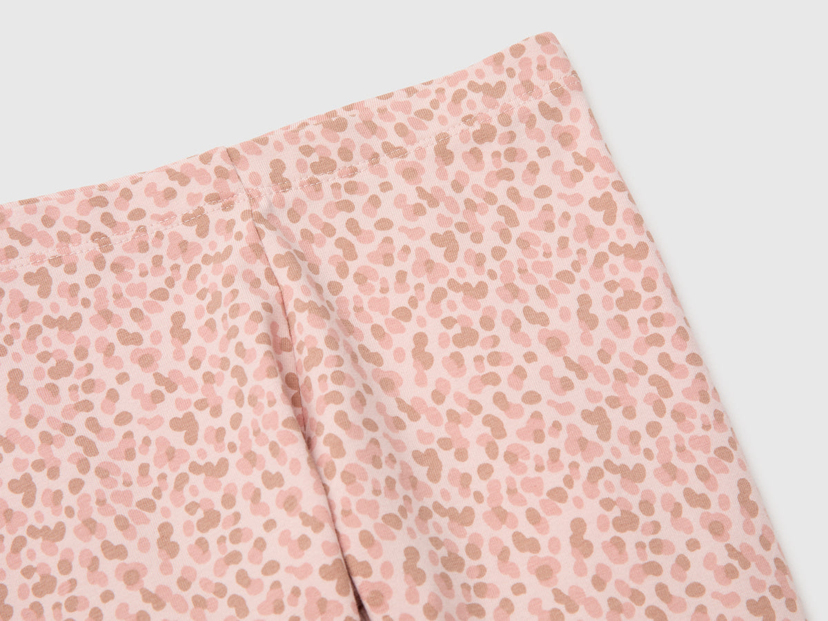 Leggings fantasia in cotone stretch