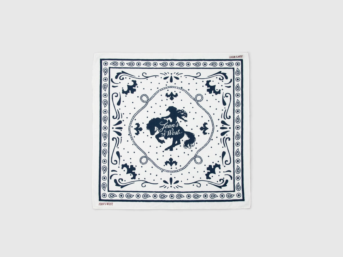 Bandana stampa western 100% viscosa
