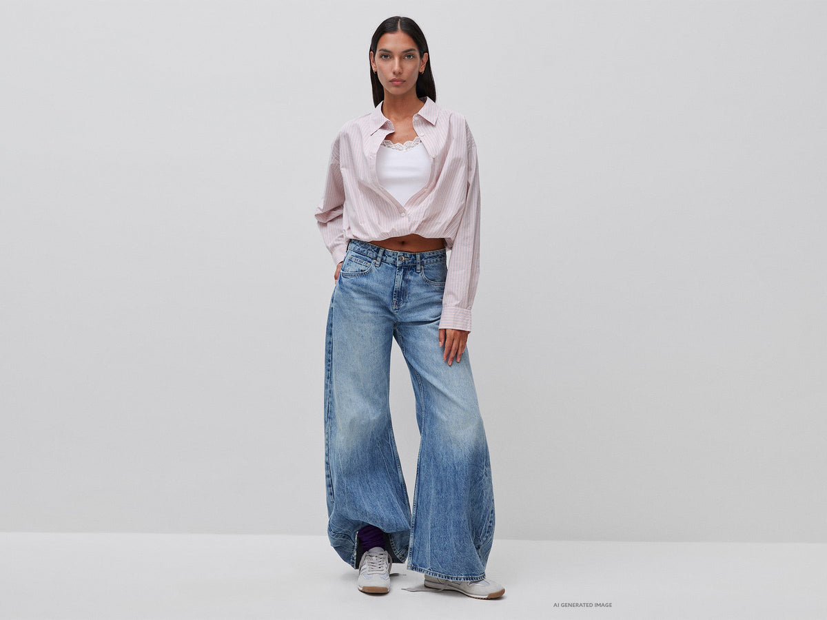Camicia a righe con top interno