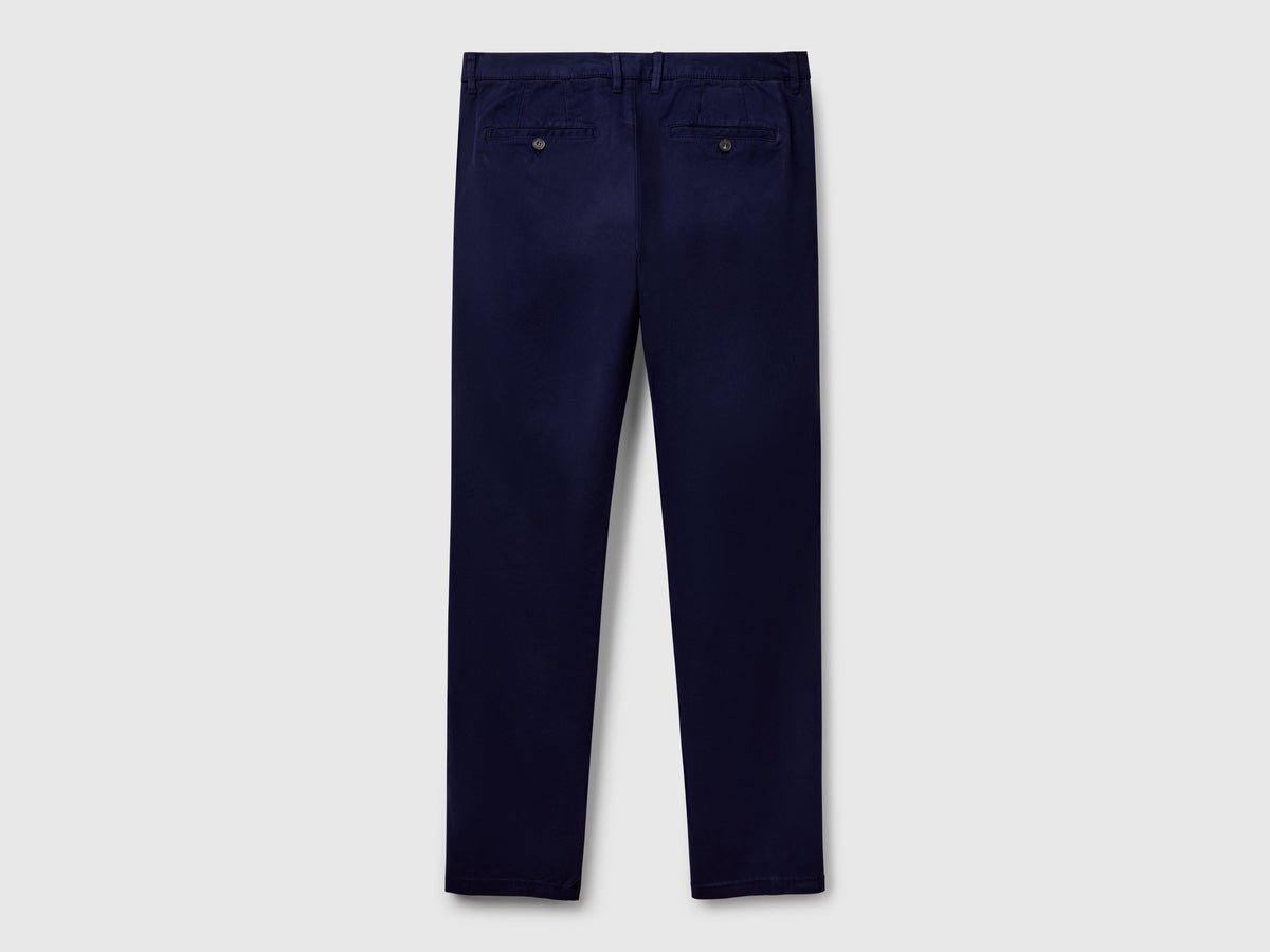 Chino slim fit blu scuro