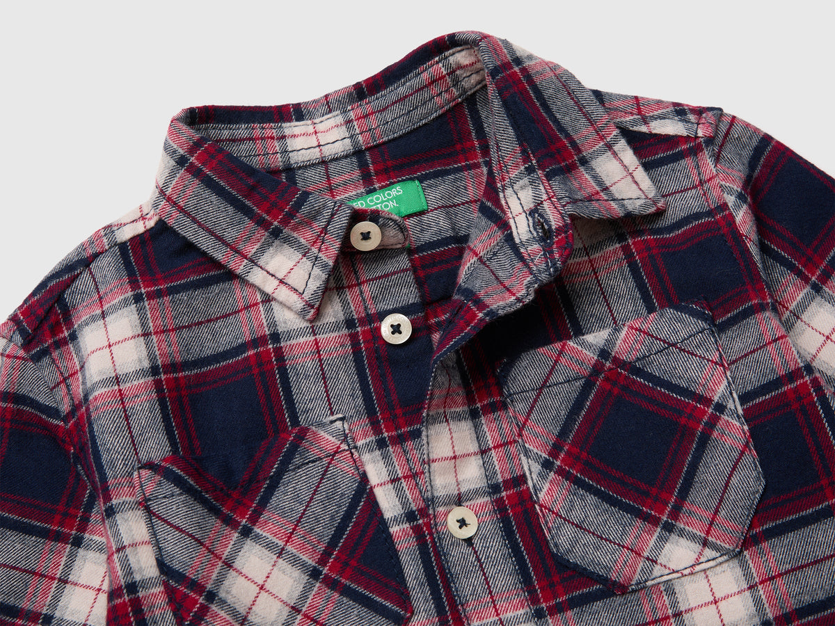 Camicia a quadri over fit
