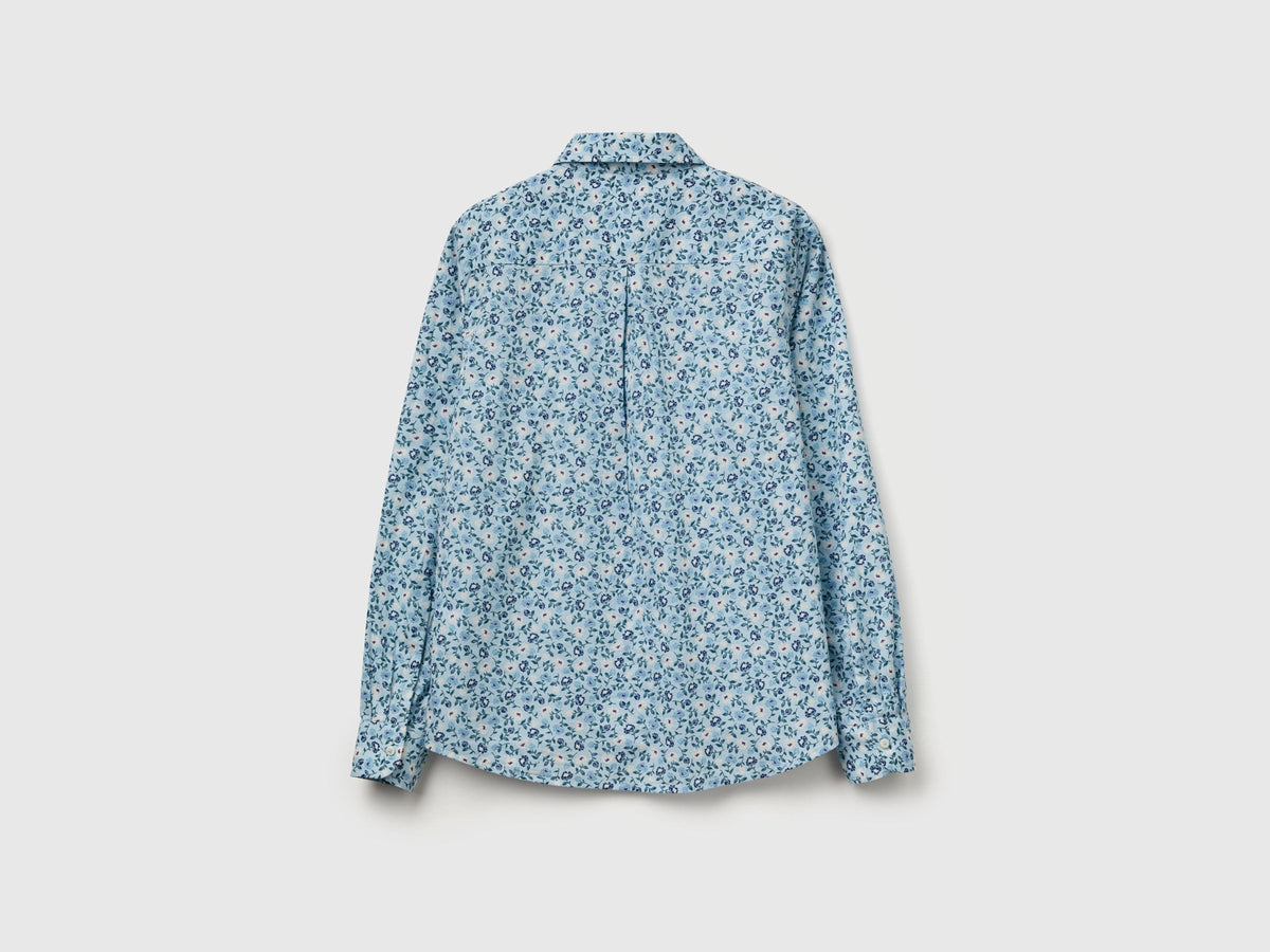 Camicia fantasia in cotone leggero