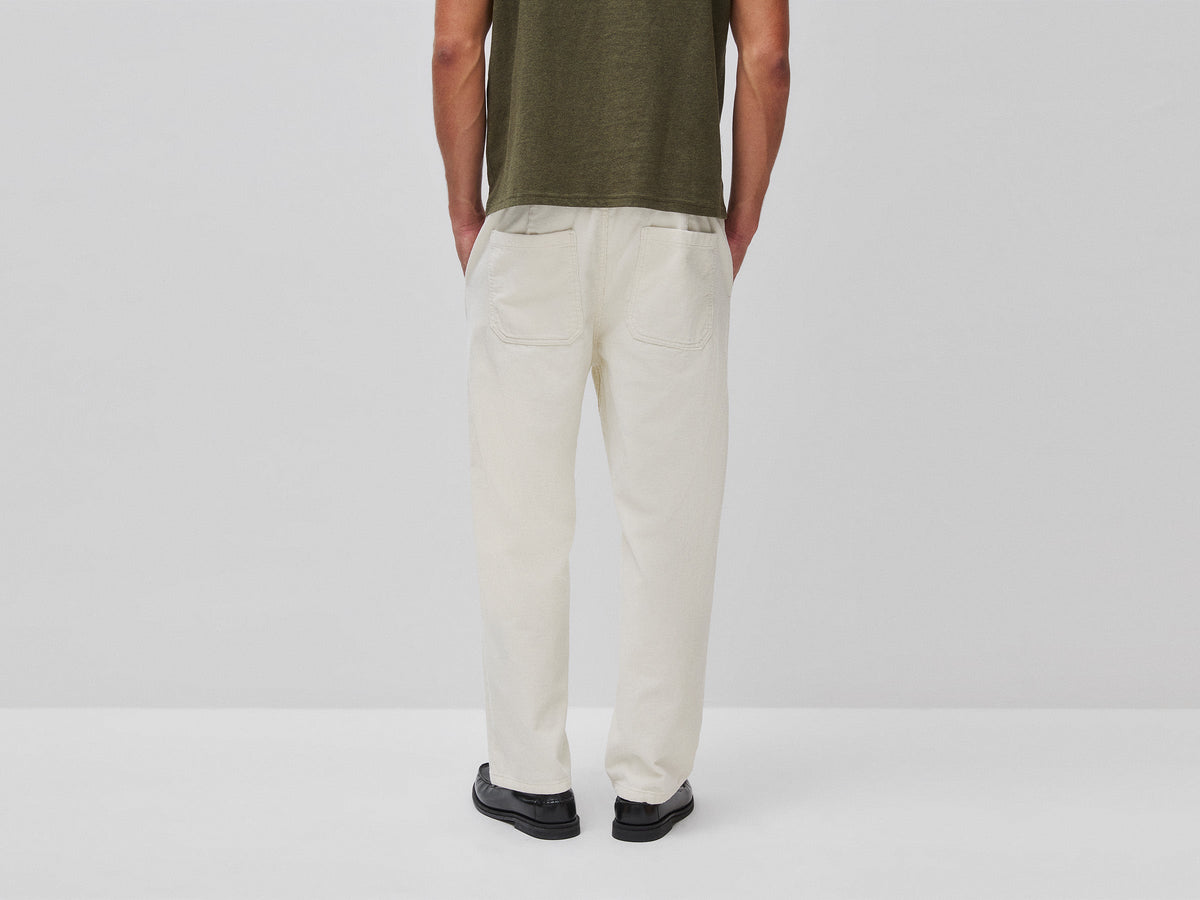 Joggers cropped in velluto