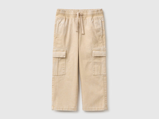Pantaloni cargo con coulisse