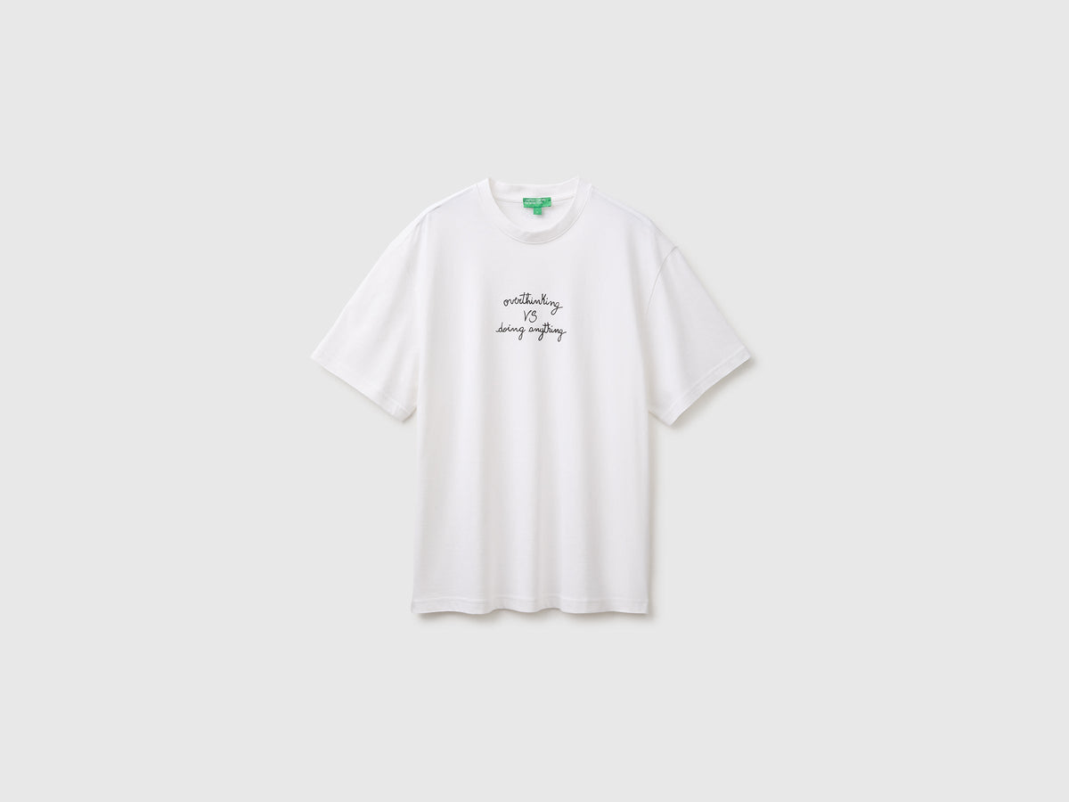 T-shirt relaxed fit con stampa