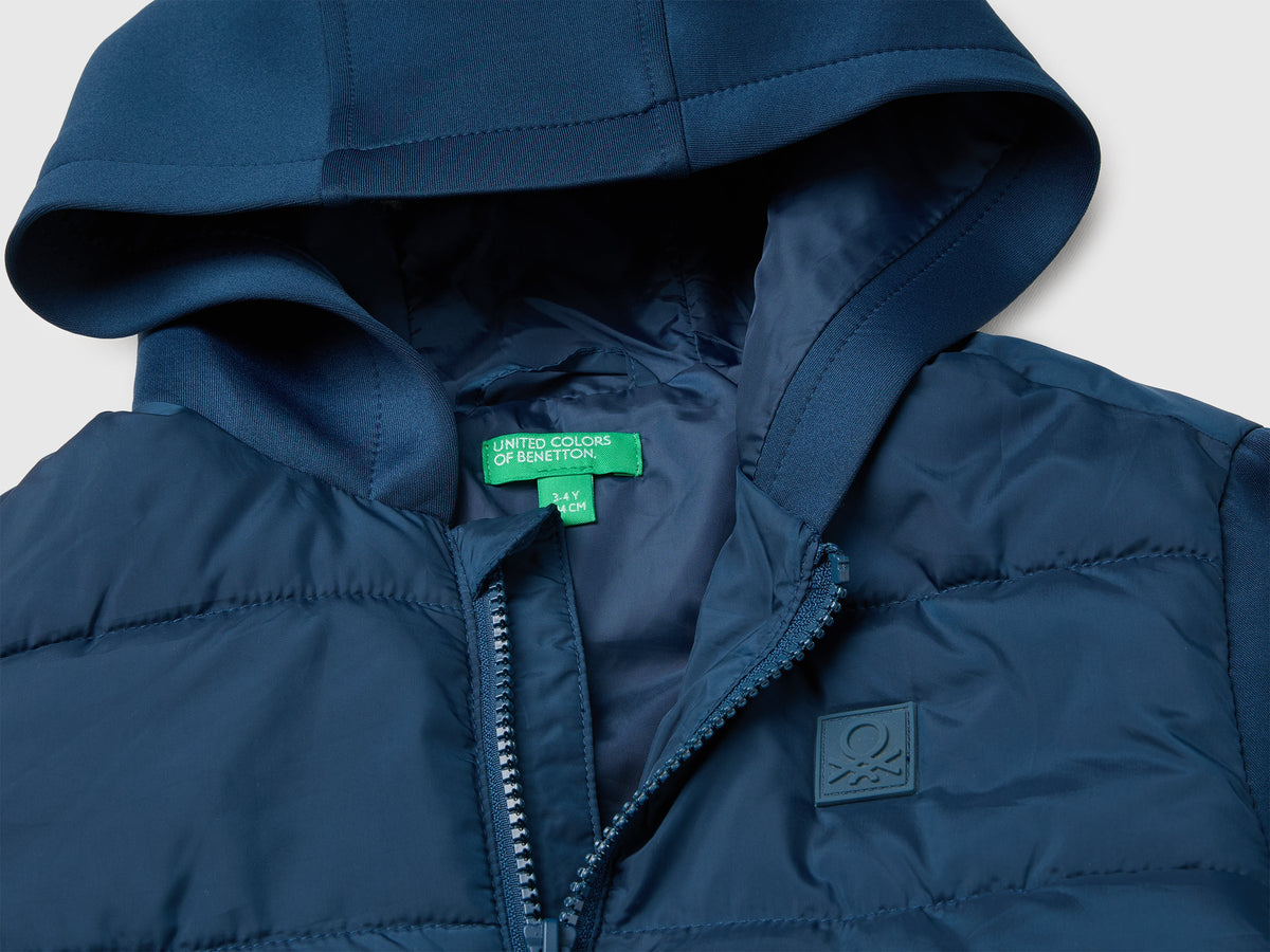 Giubbotto con inserti in neoprene
