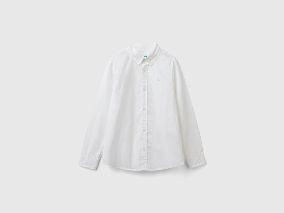 Camicia bianca button down