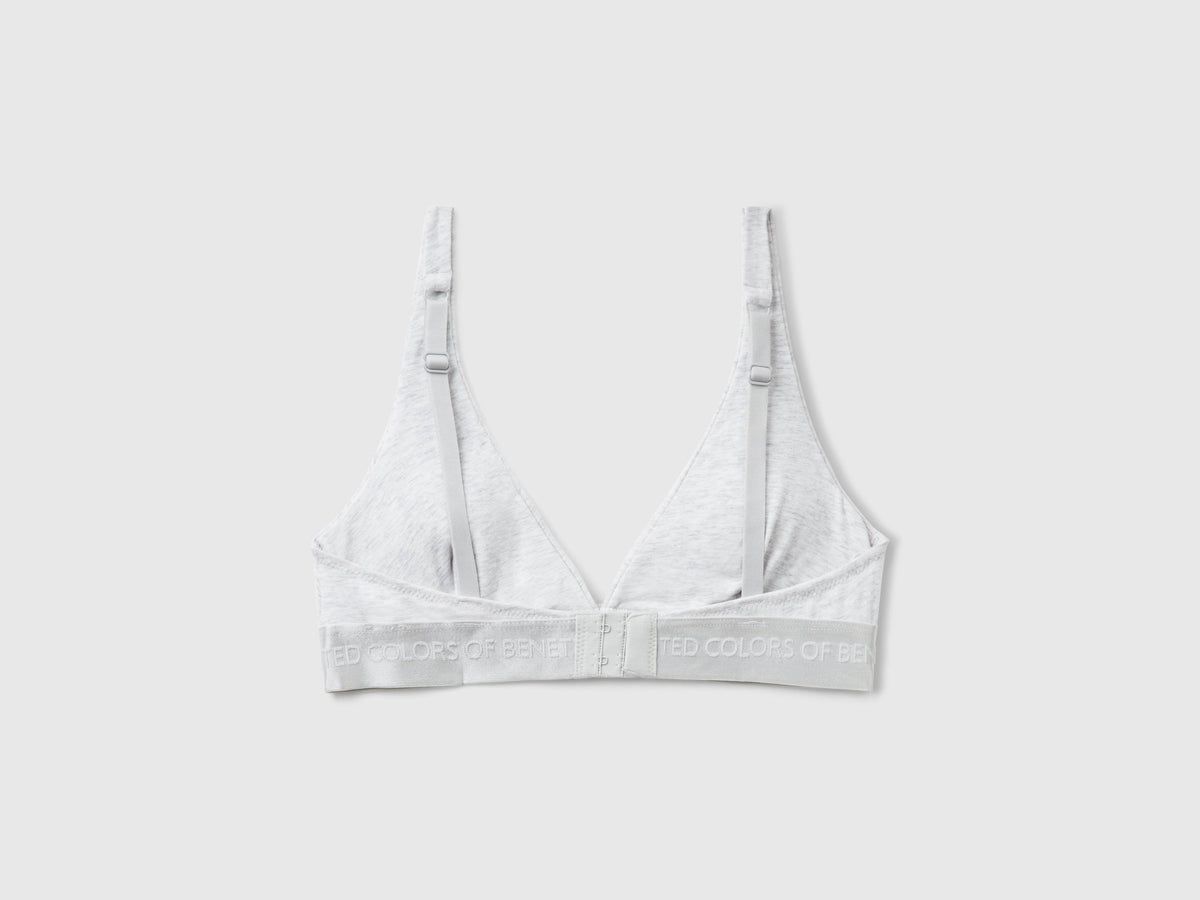 Reggiseno a triangolo in cotone stretch