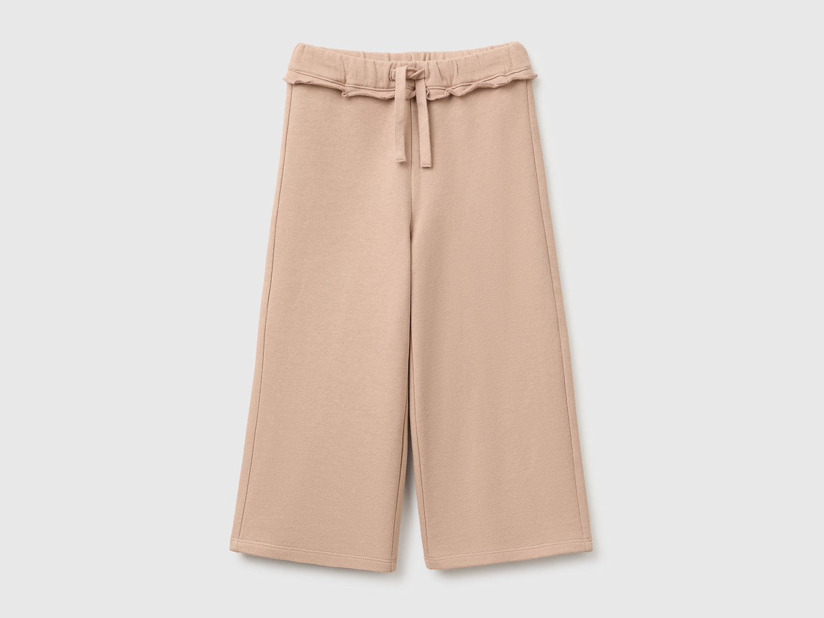 Pantaloni in felpa con rouches