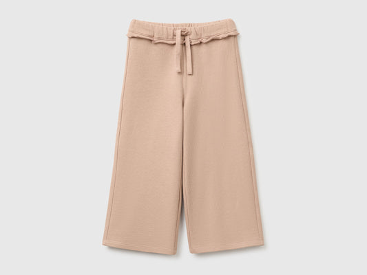 Pantaloni in felpa con rouches