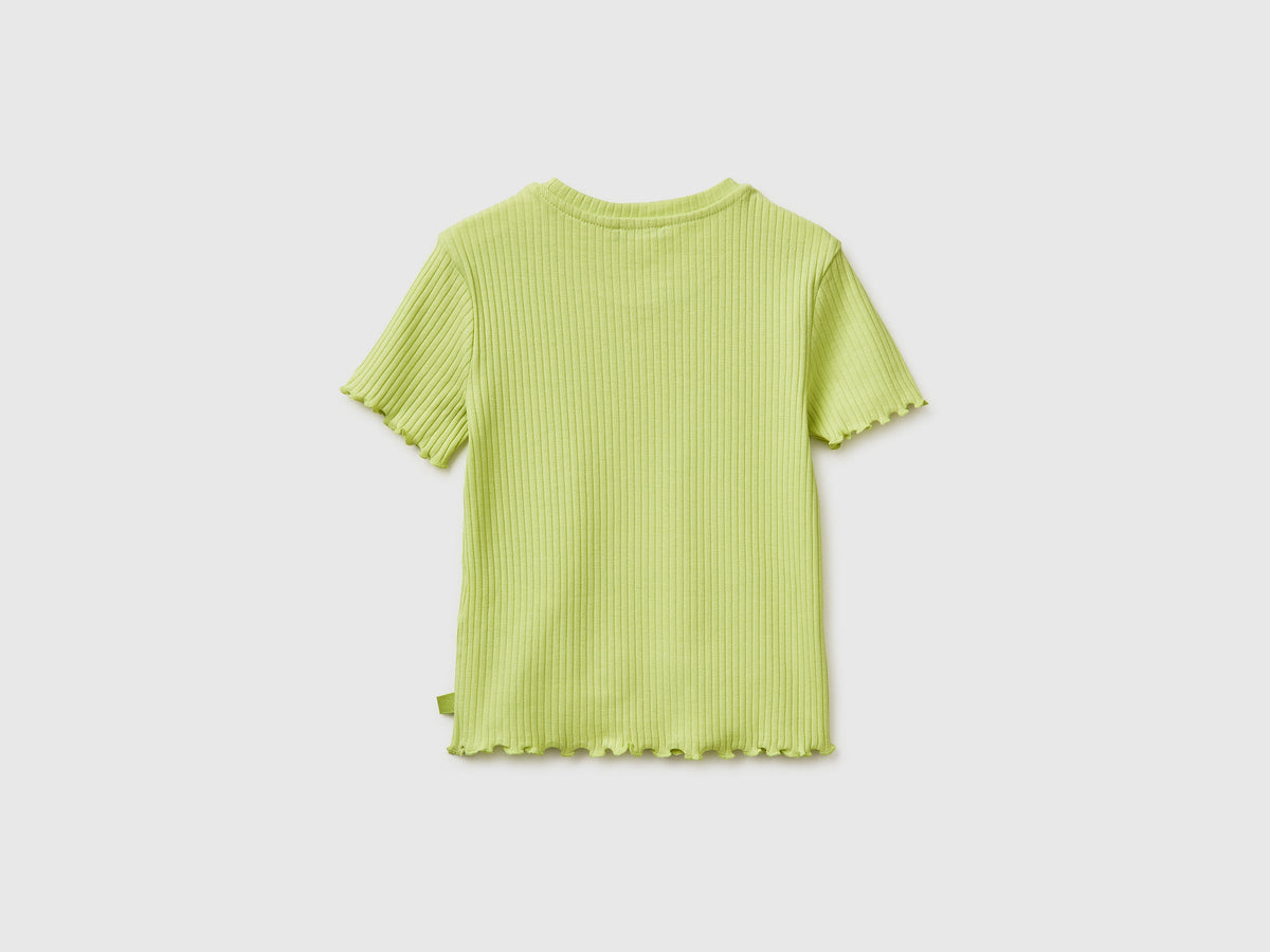 T-shirt slim fit a costine