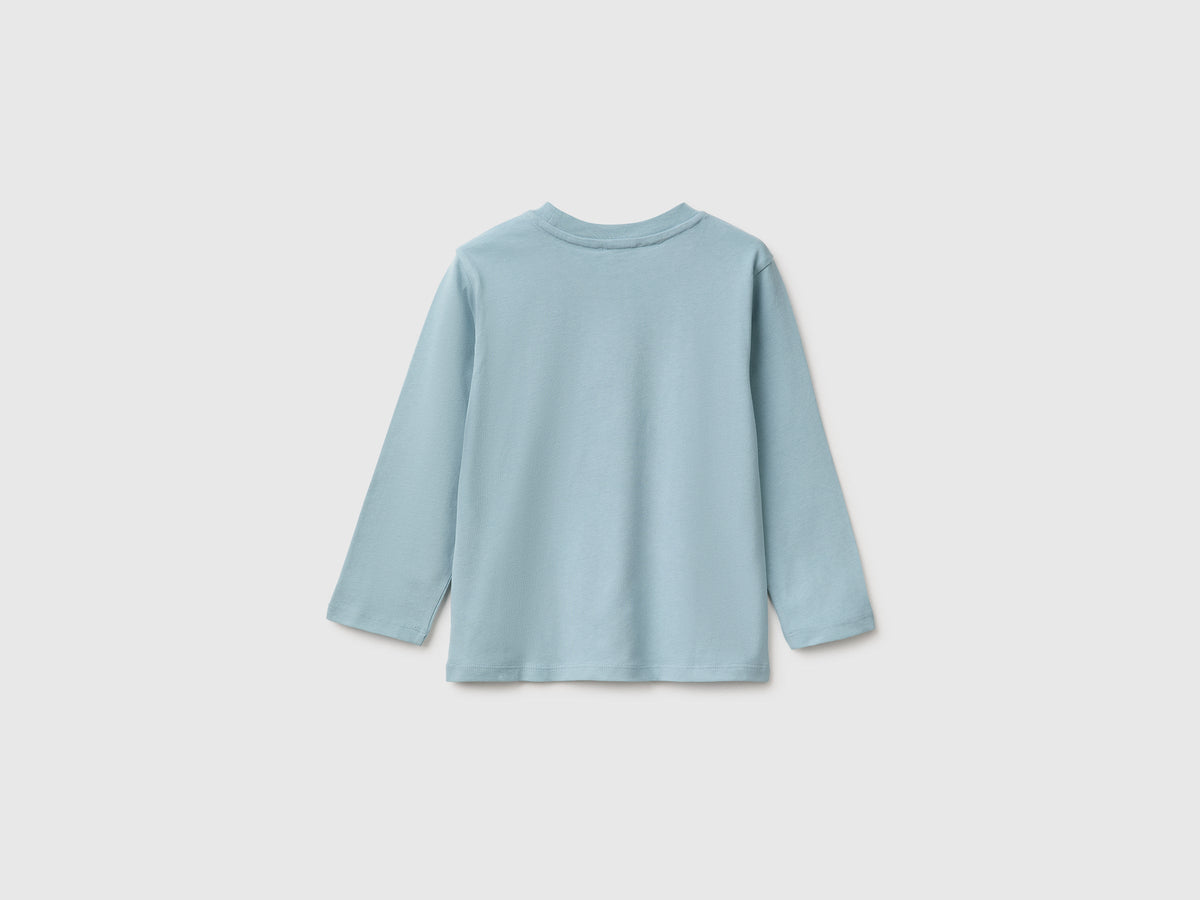 T-shirt manica lunga con stampa