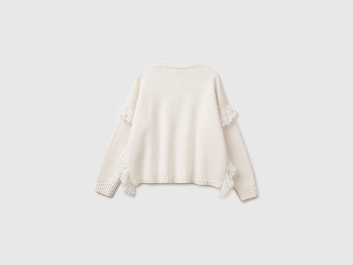 Maglione con frange