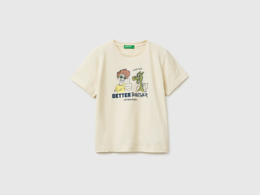 T-shirt girocollo con stampa