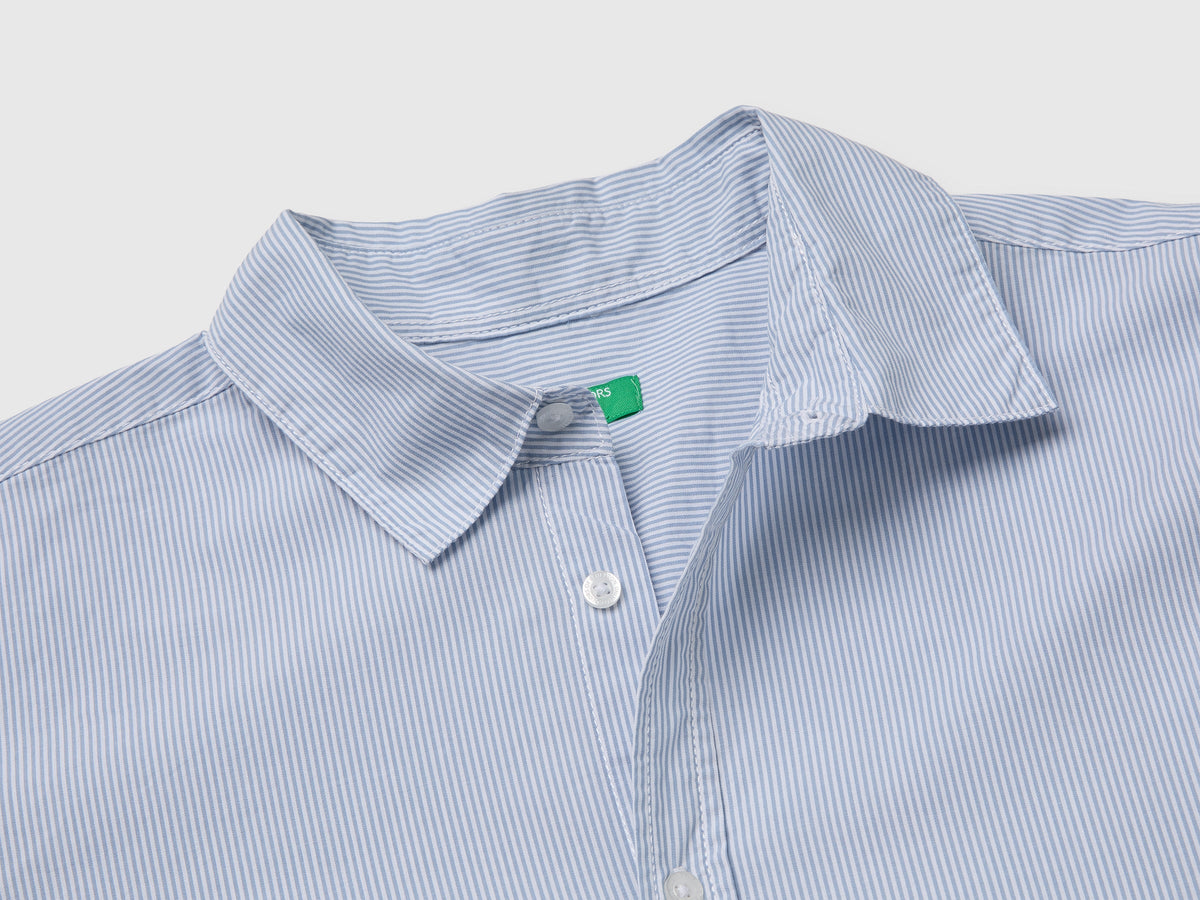 Camicia a righe 100% cotone
