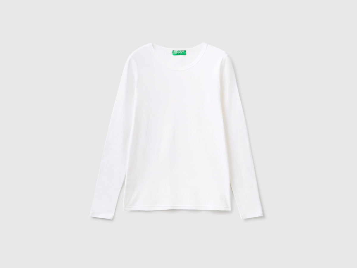 T-shirt manica lunga 100% cotone