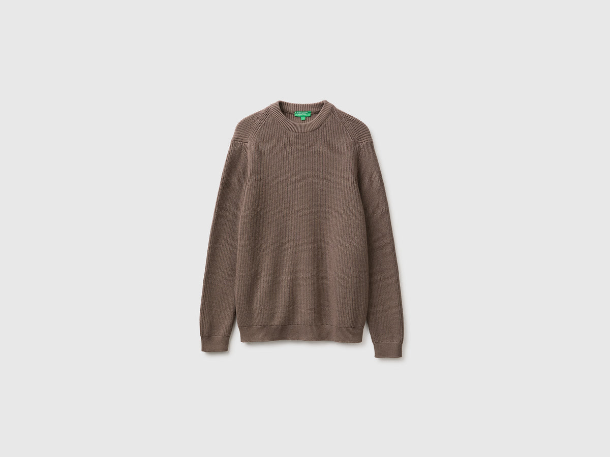 Maglia regular fit in misto lana