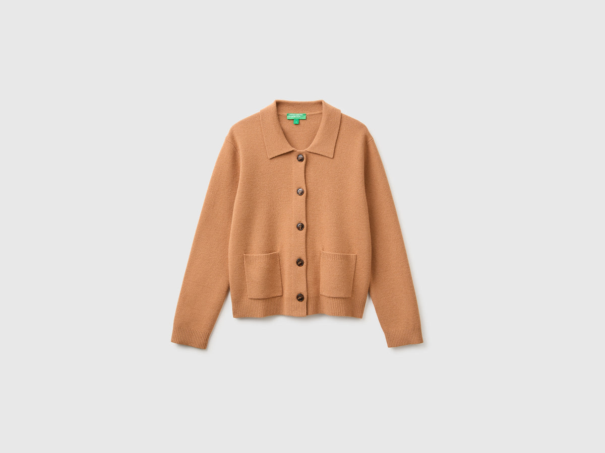 Giacca in maglia in misto cashmere