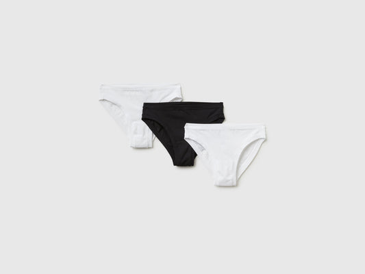 Tre slip bassi in cotone super stretch