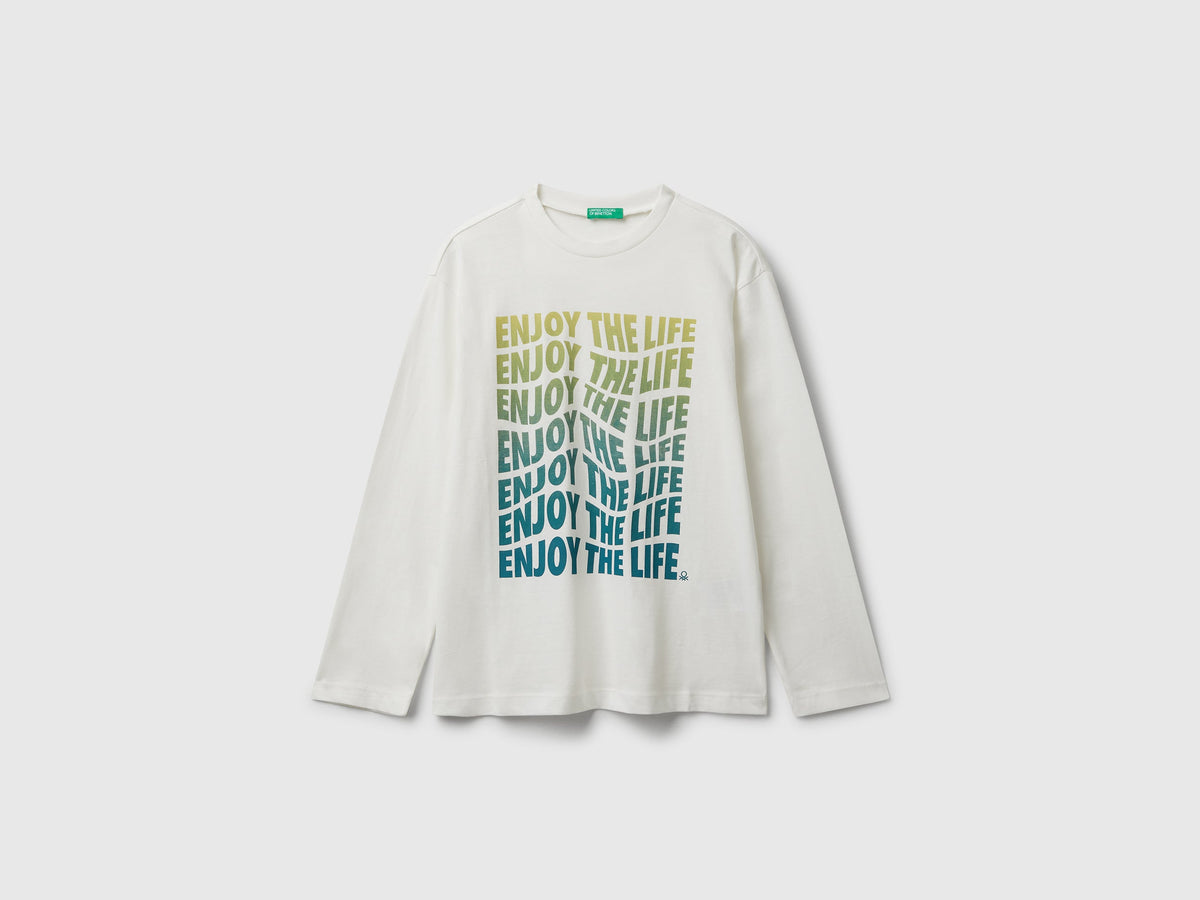 T-shirt in cotone con stampa