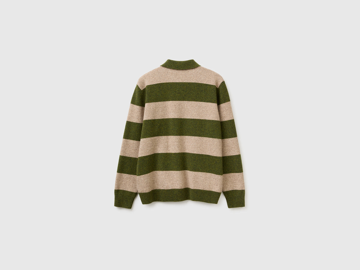 Polo in maglia a righe
