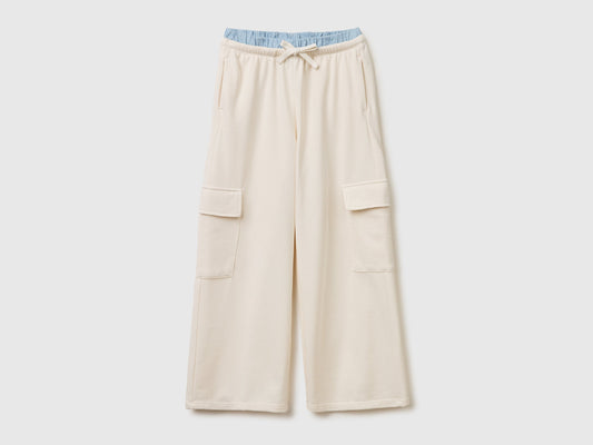 Pantaloni cargo con elastico