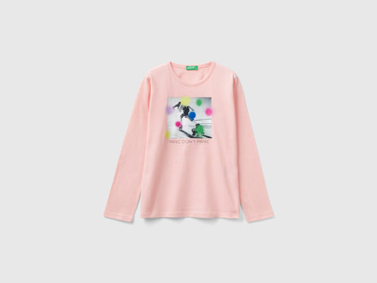 Calda t-shirt con stampa fotografica