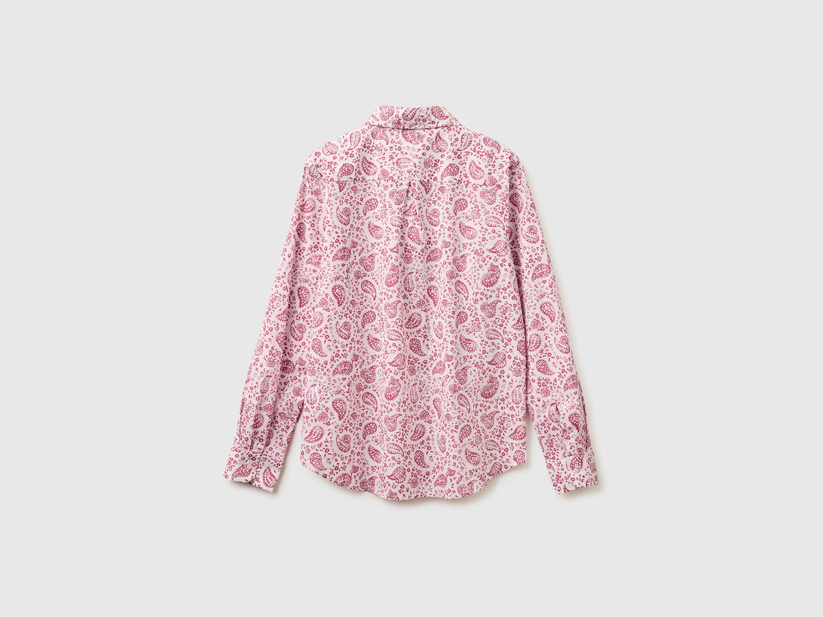 Camicia fantasia in cotone leggero